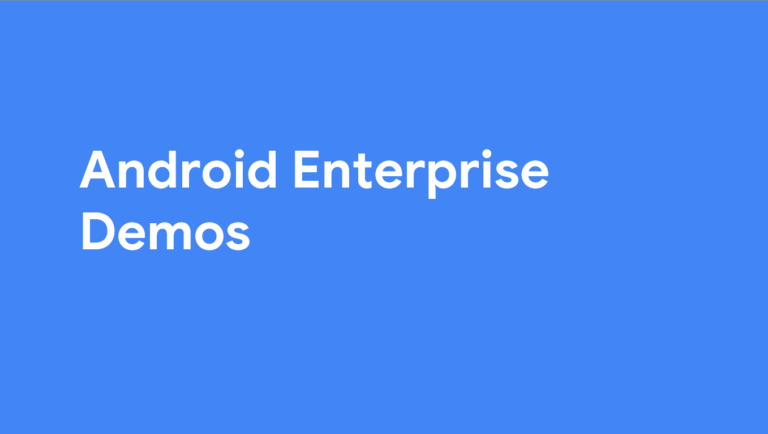 Mehr über den Artikel erfahren Android Enterprise Demo und One Pager Dokumente