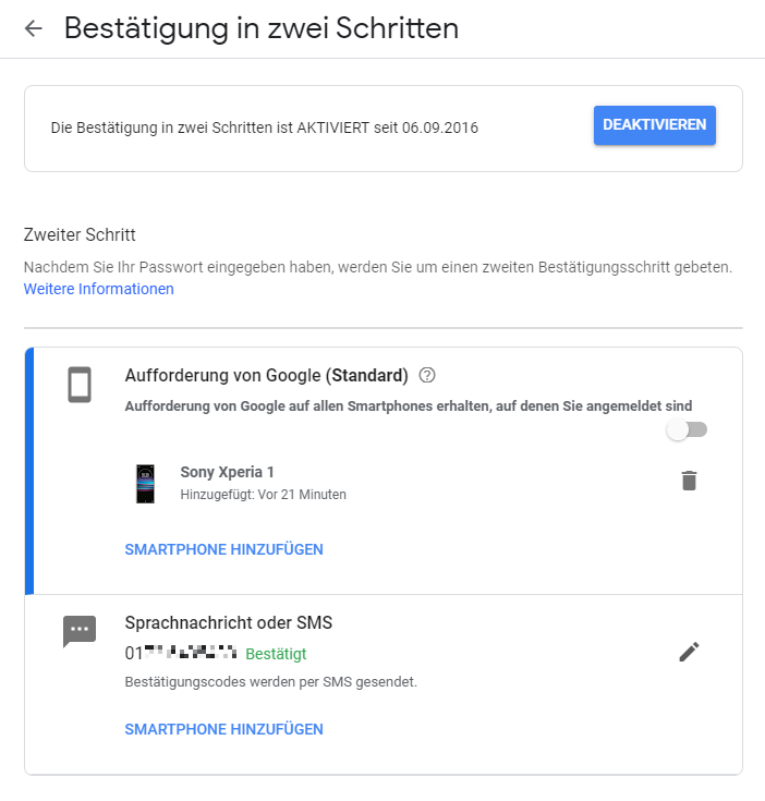Read more about the article Google Zwei-Faktor Login: Android Smartphone verwenden