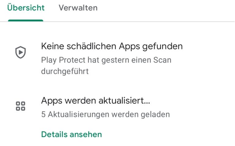 Mehr über den Artikel erfahren Google Play Store: Android App Updates in neuem Menü + Verwaltung auf Geräten